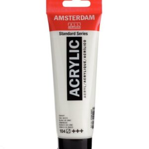 Amsterdam All Acrylic 120 ML 104 Zinkwit