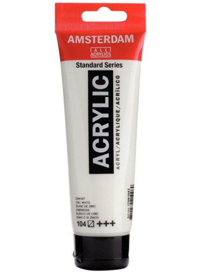Amsterdam All Acrylic 120 ML 105 Titaan Wit Amsterdam All Acrylic 120 ML 105 Titaan Wit