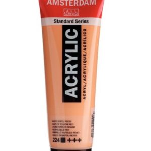 Amsterdam All Acrylic 120 ML 224 Napelgeel Rood