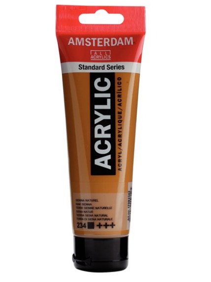 Amsterdam All Acrylic 120 ML 234 Sienna Naturel