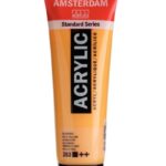 Amsterdam All Acrylic 120 ML 253 Goudgeel
