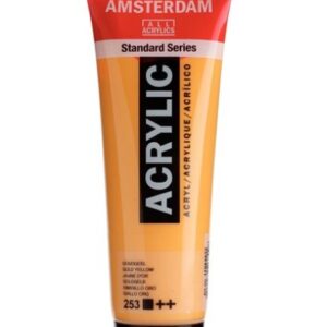Amsterdam All Acrylic 120 ML 253 Goudgeel