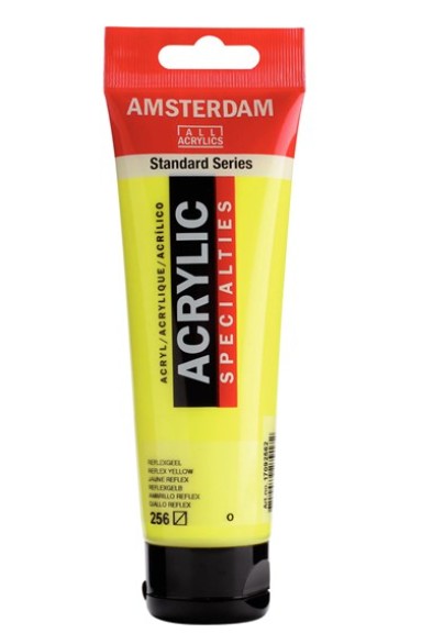 Amsterdam All Acrylic 120 ML 256 Reflexgeel Amsterdam All Acrylic 120 ML 256 Reflexgeel