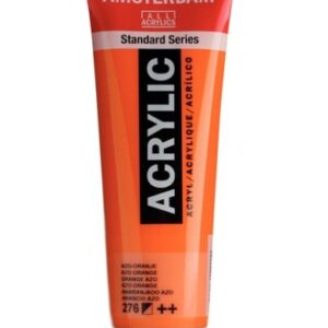 Amsterdam All Acrylic 120 ML 276 Azo Oranje