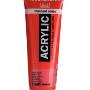 Amsterdam All Acrylic 120 ML 315 Pyrrolerrood
