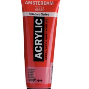 Amsterdam All Acrylic 120 ML 318 Karmijn