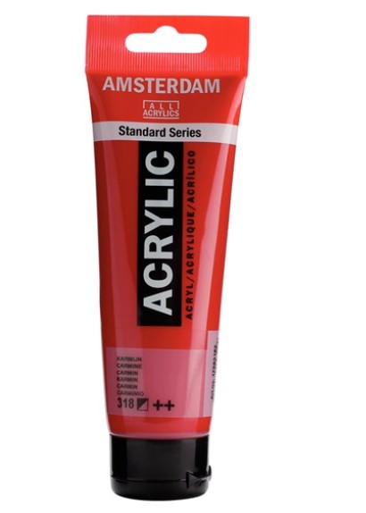 Amsterdam All Acrylic 120 ML 318 Karmijn Amsterdam All Acrylic 120 ML 318 Karmijn