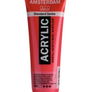 Amsterdam All Acrylic 120 ML 348 Permanentrood Purper