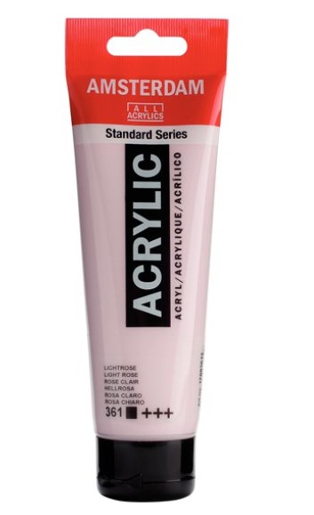 Amsterdam All Acrylic 120 ML 361 Lichtroze Amsterdam All Acrylic 120 ML 361 Lichtroze