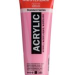 Amsterdam All Acrylic 120 ML 385 Quinac Roze LT