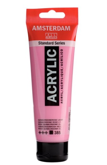 Amsterdam All Acrylic 120 ML 385 Quinac Roze LT Amsterdam All Acrylic 120 ML 385 Quinac Roze LT