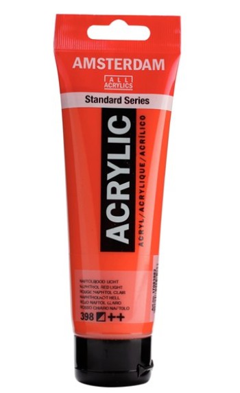 Amsterdam All Acrylic 120 ML 398 Naftol Rood Amsterdam All Acrylic 120 ML 398 Naftol Rood