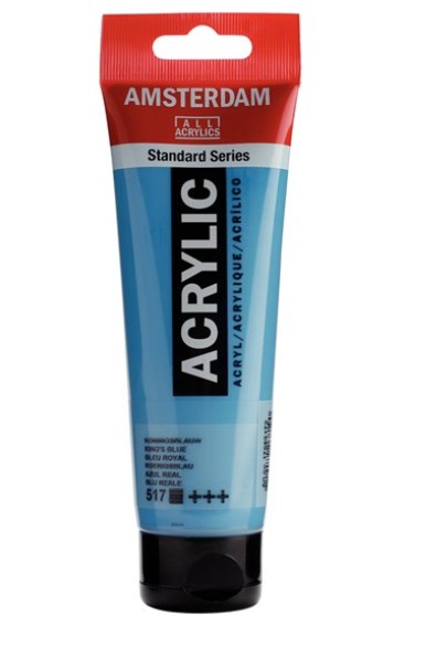 Amsterdam All Acrylic 120 ML 517 Koningsblauw Amsterdam All Acrylic 120 ML 517 Koningsblauw