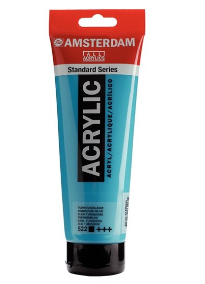 Amsterdam All Acrylic 120 ML 522 Turkooisblauw