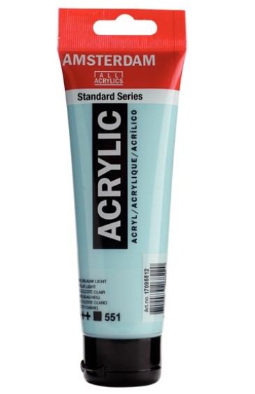 Amsterdam All Acrylic 120 ML 551 Hemelsblauw Licht
