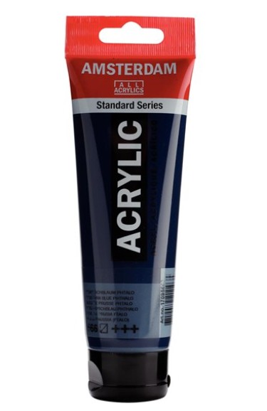 Amsterdam All Acrylic 120 ML 566 Pruisischblauw