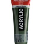Amsterdam All Acrylic 120 ML 622 Olijfgroen Donker