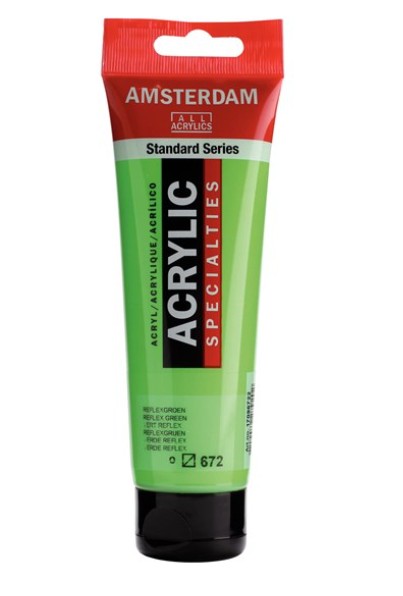 Amsterdam All Acrylic 120 ML 672 Reflexgroen Amsterdam All Acrylic 120 ML 672 Reflexgroen