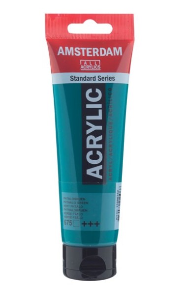 Amsterdam All Acrylic 120 ML 675 Phtalogroen Amsterdam All Acrylic 120 ML 675 Phtalogroen