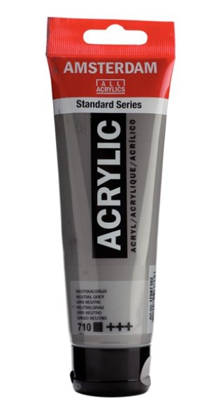 Amsterdam All Acrylic 120 ML 710 Neutraal Grijs Amsterdam All Acrylic 120 ML 710 Neutraal Grijs