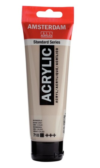 Amsterdam All Acrylic 120 ML 718 Warmgrijs Amsterdam All Acrylic 120 ML 718 Warmgrijs