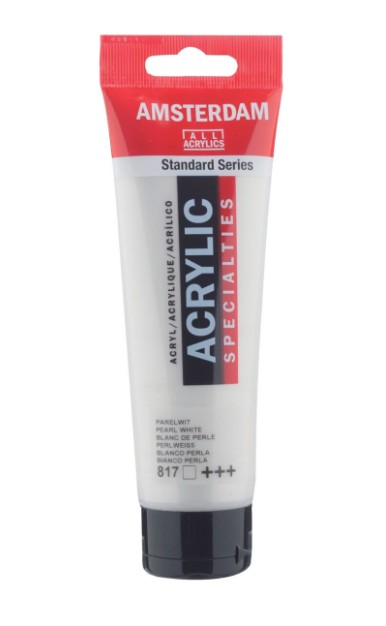 Amsterdam All Acrylic 120 ML 817 Parelwit Amsterdam All Acrylic 120 ML 817 Parelwit