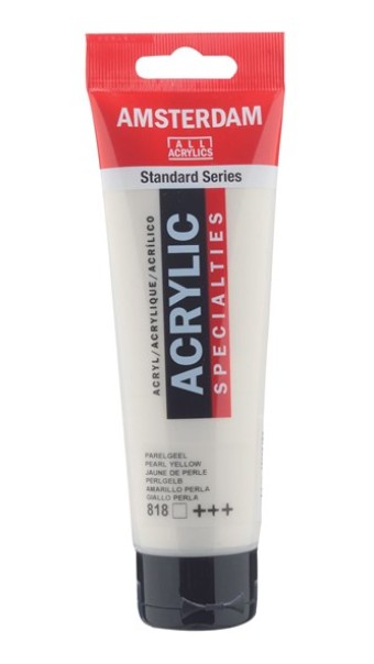 Amsterdam All Acrylic 120 ML 818 Parelgeel Amsterdam All Acrylic 120 ML 818 Parelgeel