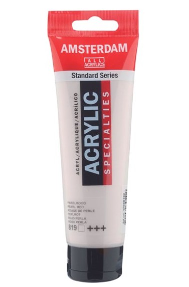 Amsterdam All Acrylic 120 ML 819 Parelrood Amsterdam All Acrylic 120 ML 819 Parelrood