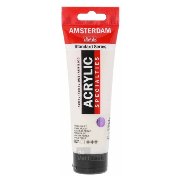 Amsterdam All Acrylic 120 ML 821 Parelviolet Amsterdam All Acrylic 120 ML 821 Parelviolet