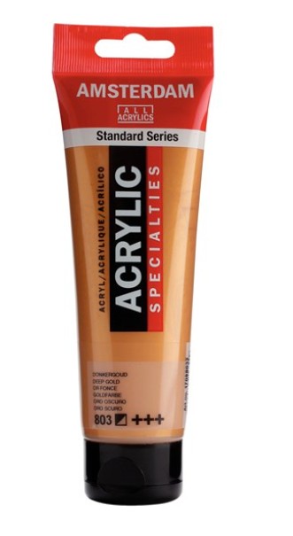 Amsterdam All Acrylic 120 ml 803 Donker Goud Amsterdam All Acrylic 120 ml 803 Donker Goud