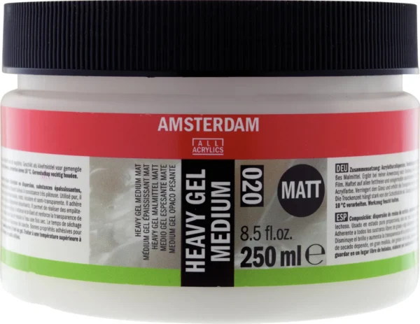 Amsterdam All Acrylic 250 ML 020 Mat Heavy Gel Medium Amsterdam All Acrylic 250 ML 020 Mat Heavy Gel Medium