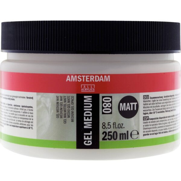 Amsterdam All Acrylic 250 ML 080 Mat Gel Medium