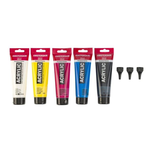Amsterdam All Acrylic 5 Tubes Kleuren