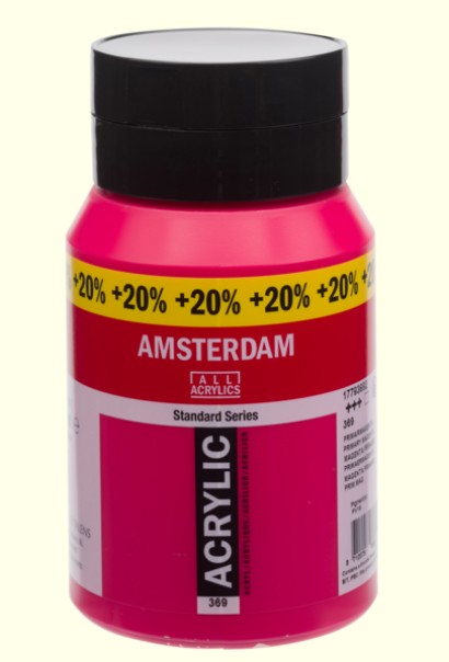 Amsterdam All Acrylic 600 ML 369 Primair Magenta + 20% Amsterdam All Acrylic 600 ML 369 Primair Magenta + 20%