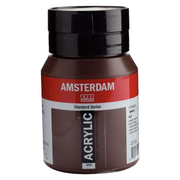 Amsterdam All Acrylic 600 ML 409 Omber Gebrand + 20% Amsterdam All Acrylic 600 ML 409 Omber Gebrand + 20%
