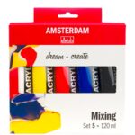 Amsterdam All Acrylic Dream x Create Mixing set 5x 120 ml