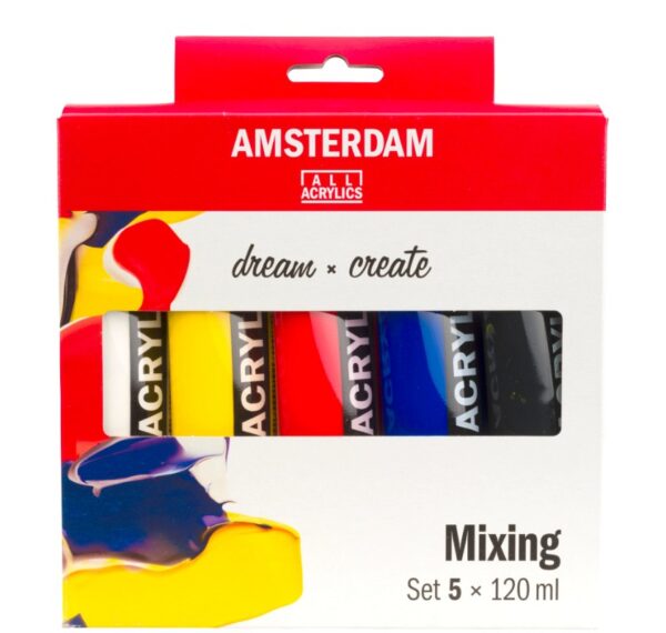Amsterdam All Acrylic Dream x Create Mixing set 5x 120 ml Amsterdam All Acrylic Dream x Create Mixing set 5x 120 ml