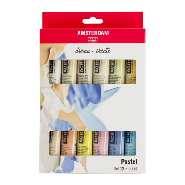 Amsterdam All Acrylic Dream x Create Pastel 12x20ML Amsterdam All Acrylic Dream x Create Pastel 12x20ML