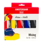 Amsterdam All Acrylic Mixing set 5x 120 ML