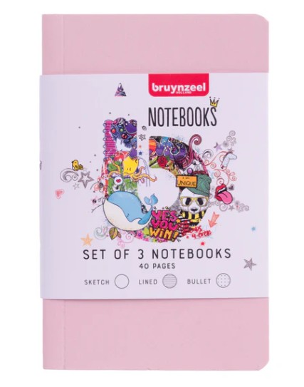 Bruynzeel Notebook set van 3