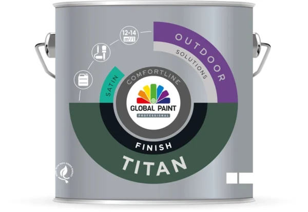 Global Paint Titan Finish Satin Basis 1