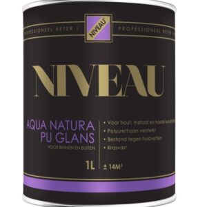 Niveau Aqua Natura PU Hoogglans P/Wit