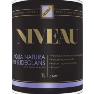 Niveau Aqua Natura PU Zijdeglans P/Wit