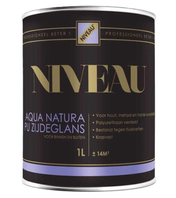 Niveau Aqua Natura PU Zijdeglans P/Wit