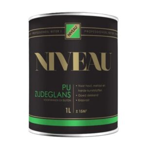 Niveau PU Zijdeglans P/Wit