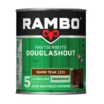 Rambo Pantserbeits Douglashout ZG Transparant 750ML 1223 Diepzwart