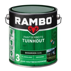 Rambo Pantserbeits Tuinhout ZG Dekkend 1131 750 ML Bosgroen