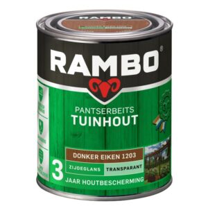 Rambo Pantserbeits Tuinhout ZG Transparant 750 ML 1203 Donker Eiken