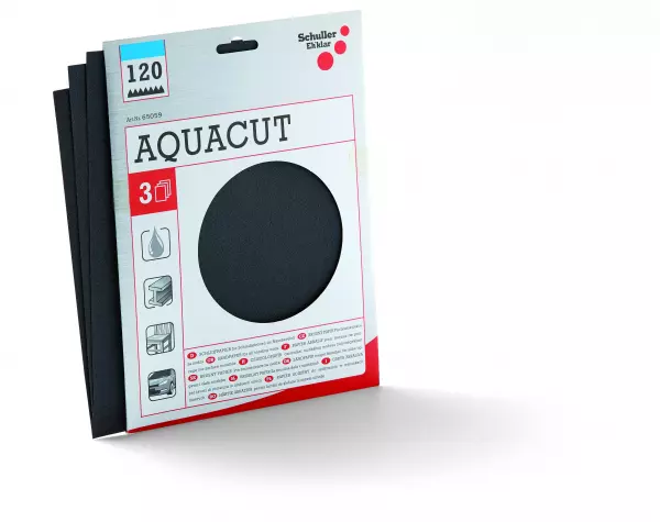 Schuller Aquacut 3 stuks schuurpapier Schuller Aquacut 3 stuks schuurpapier