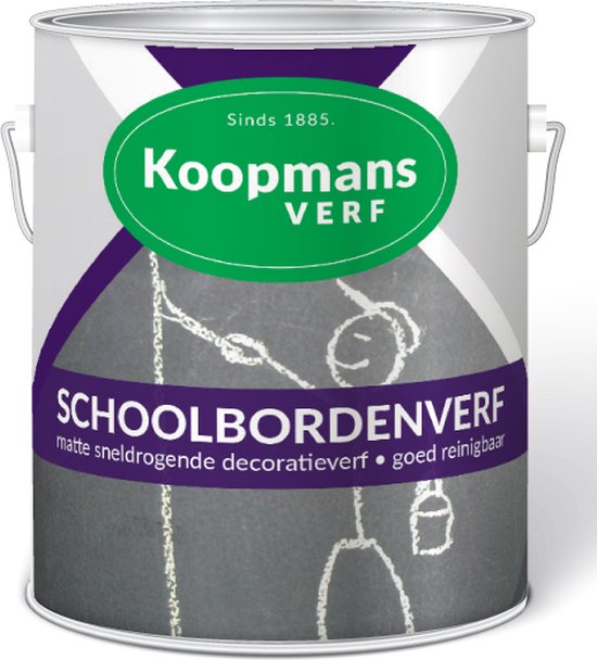 Koopmans Schoolbordenverf zwart Koopmans Schoolbordenverf zwart